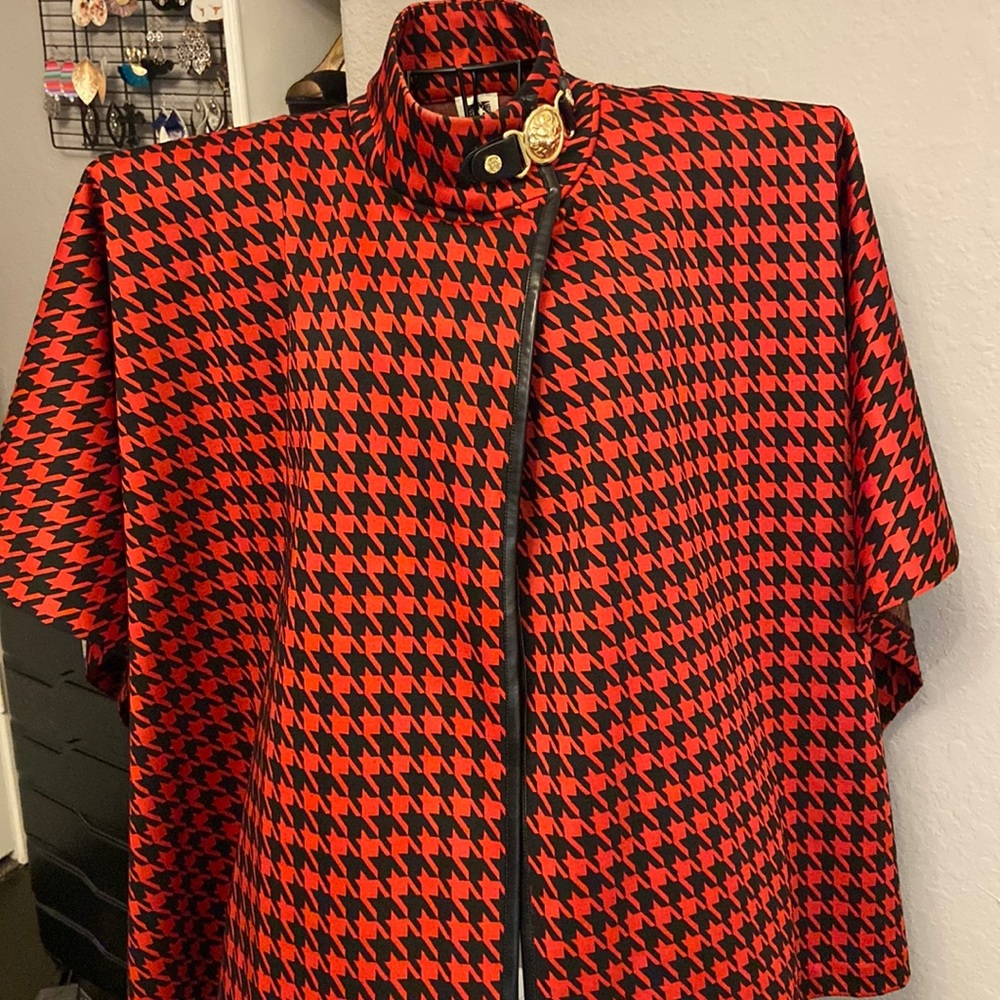 Red and Black Shawl/Wrap